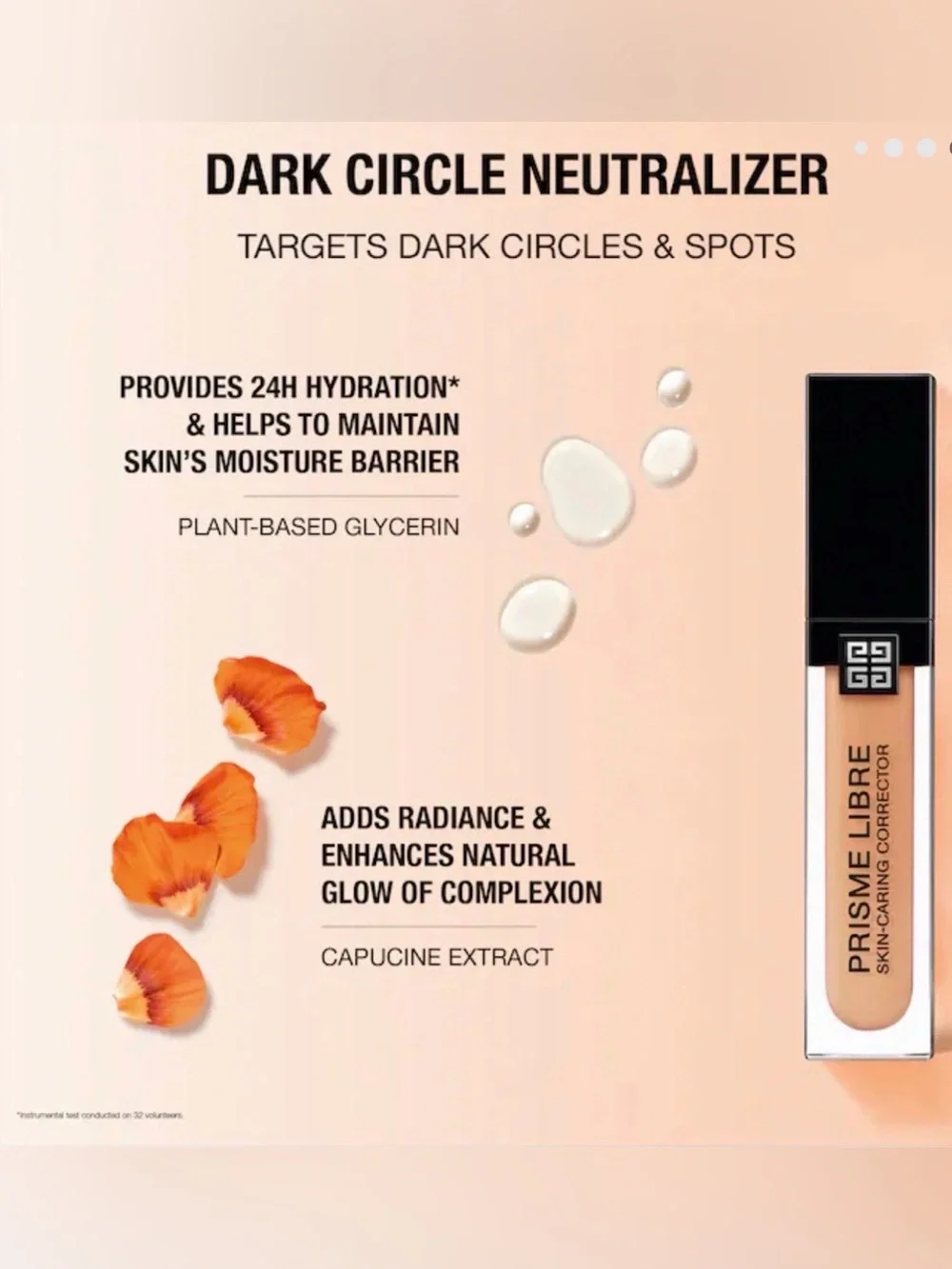 Givenchy Prisme Libre Skin-Caring Corrector — Peach